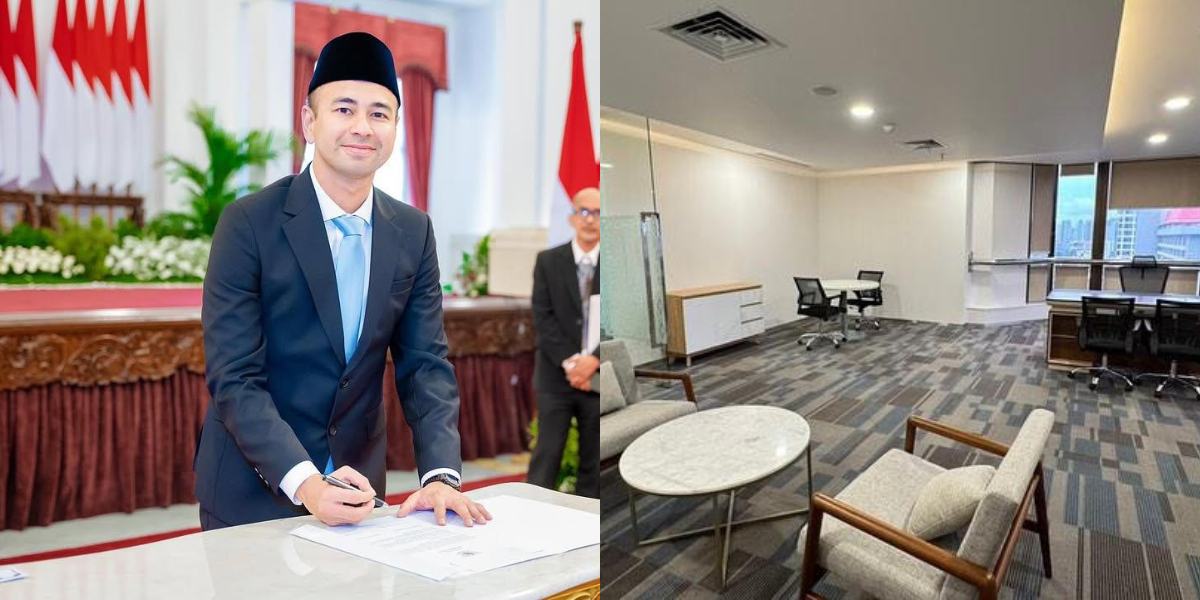 Portrait of Raffi Ahmad's New Office as the President's Special Envoy, Compared to RANS Office