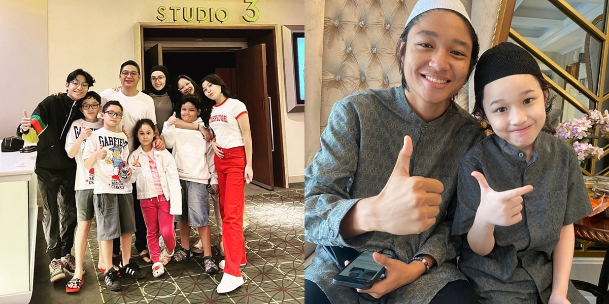 7 Portraits of Kiesha Alvaro's Togetherness, Pasha Ungu's Child, with His Step Siblings, Still Close - Love