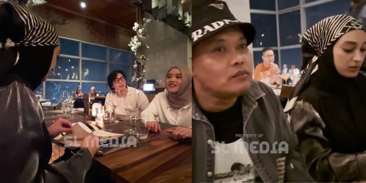 Portrait of Santyka Fauziah's closeness with the Sule family, Dinner together with Putri Delina and Rizwan Fadilah