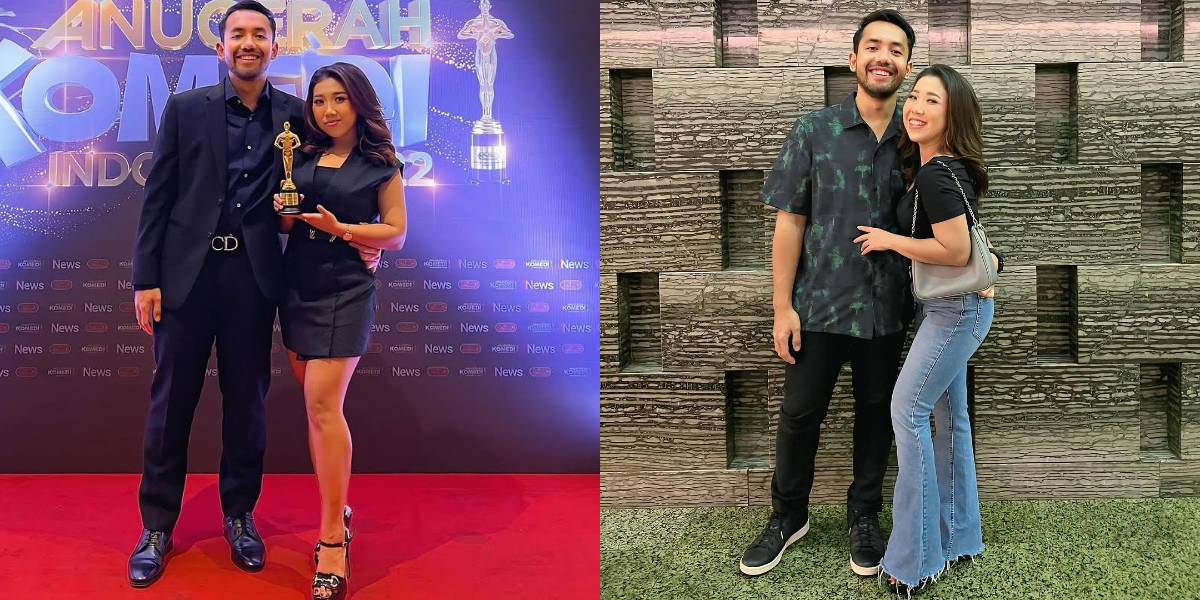 Portrait of Kiky Saputri and Muhammad Khairi Wearing Couple Outfits, Has Been Done Since Dating