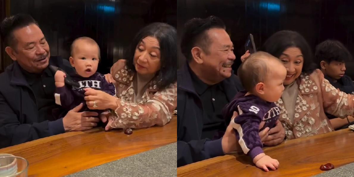 Portrait of Kyarra, Jessica Mila's Daughter, Playing with Her Grandparents, the Cute Actions of the Little One Become the Spotlight