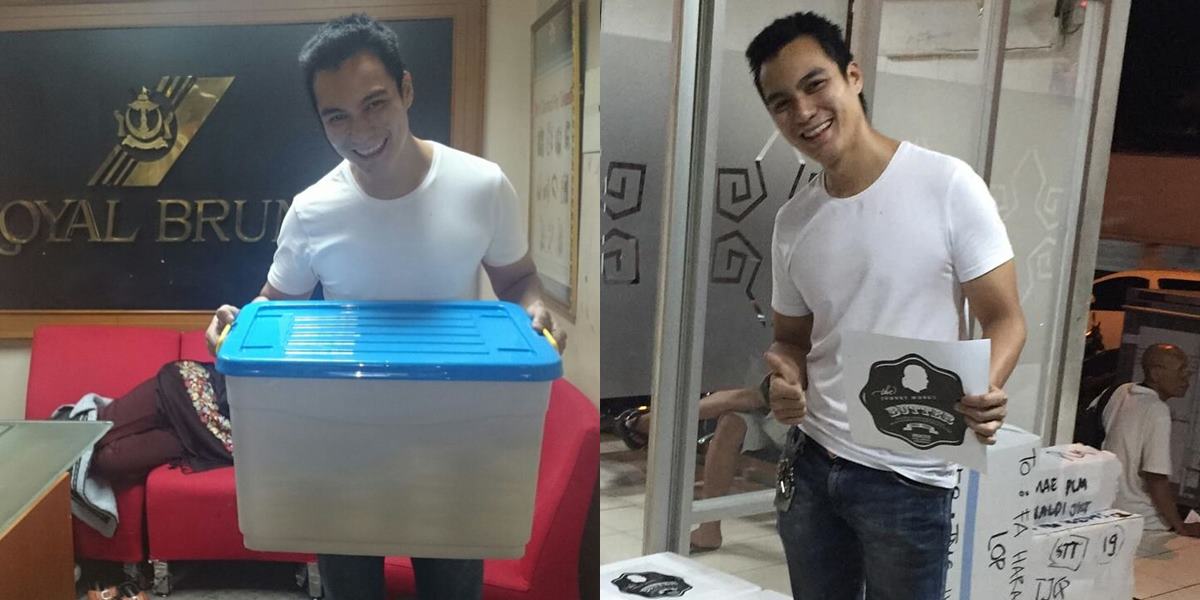 Old Portrait of Baim Wong Selling Butter, Delivering His Goods to the Airport