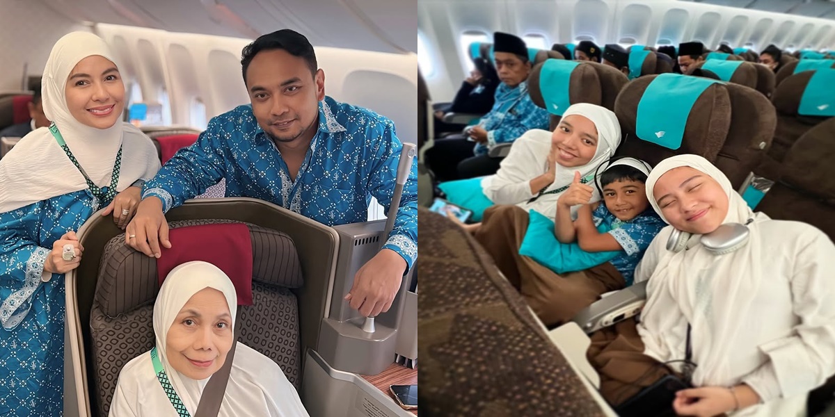 Portrait of Meisya Siregar and Bebi Romeo Inviting Family to Perform Umrah Together