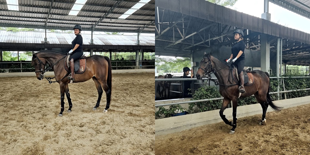 Portrait of Mytha Lestari Returning to Equestrian Sports