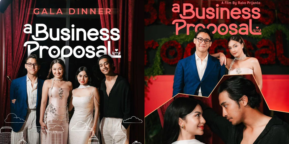 Portrait of the Cast of 'A BUSINESS PROPOSAL' Indonesian Version at the Gala Dinner, Ariel Tatum Appears Elegant