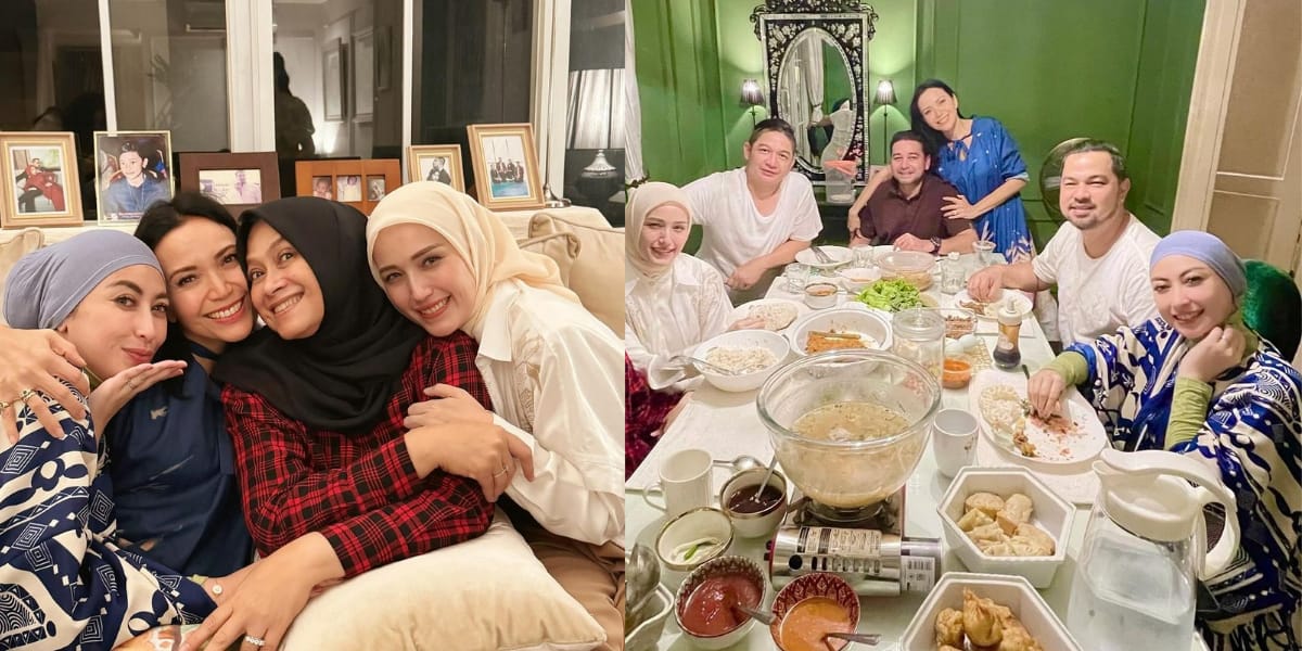 Portrait of Annisa Trihapsari's 48th Birthday Celebration, Surprised by The Cis Family - Adelia Wilhelmina to Pasha Ungu