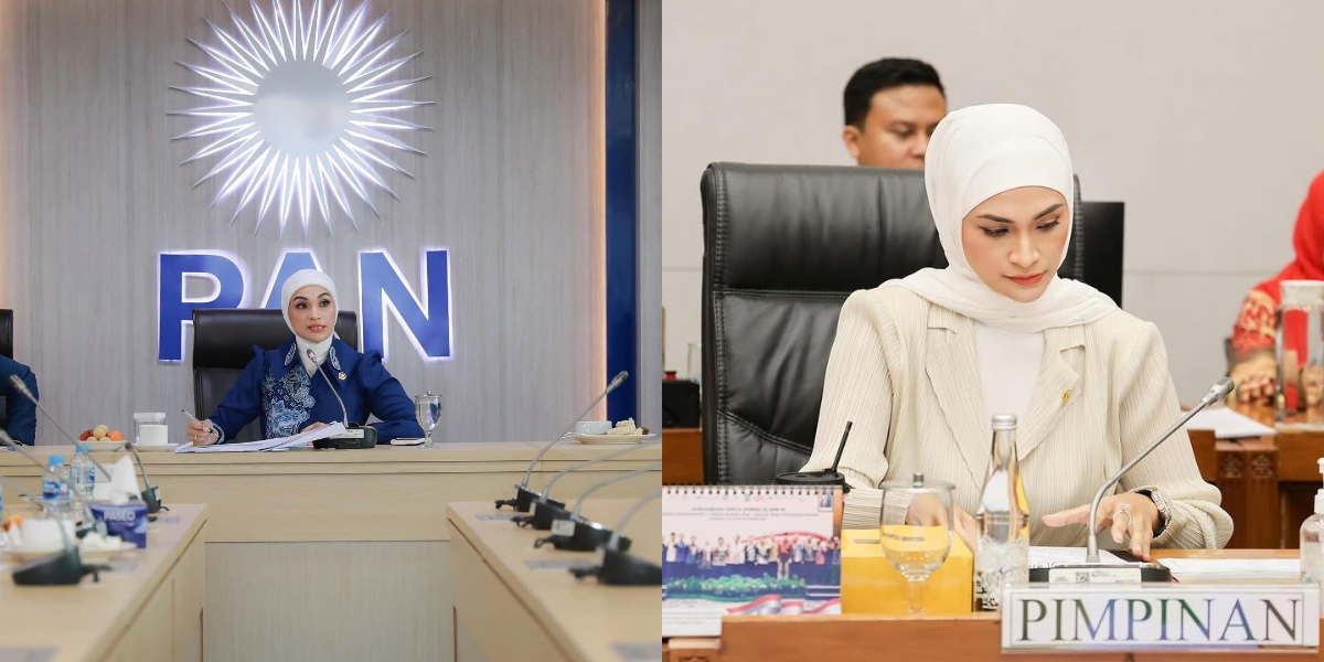 Portrait of Putri Zulhas Leading a Meeting, Her Aura is Charismatic