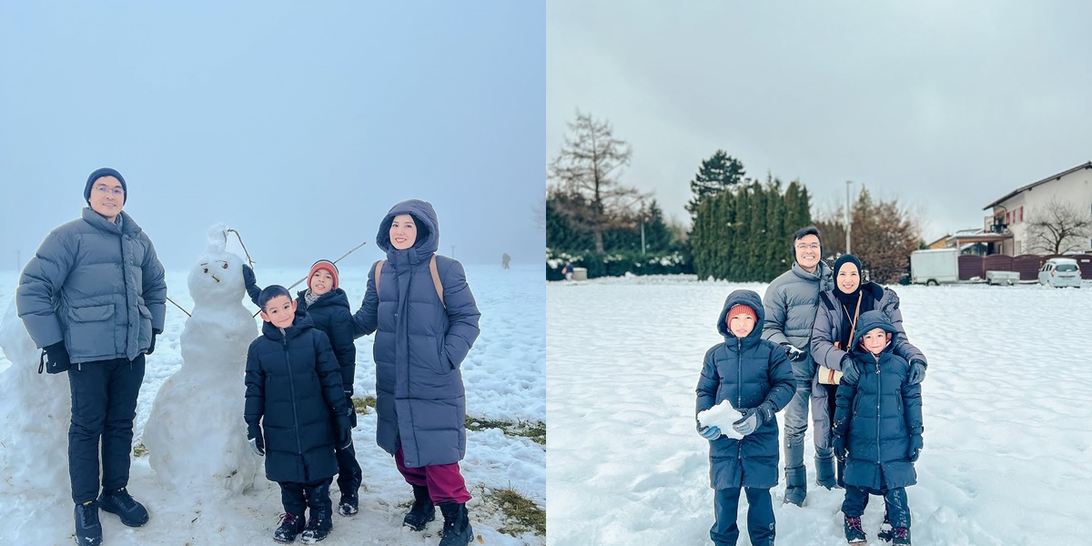 Exciting Portrait of Tya Ariestya and Family's Vacation in Switzerland