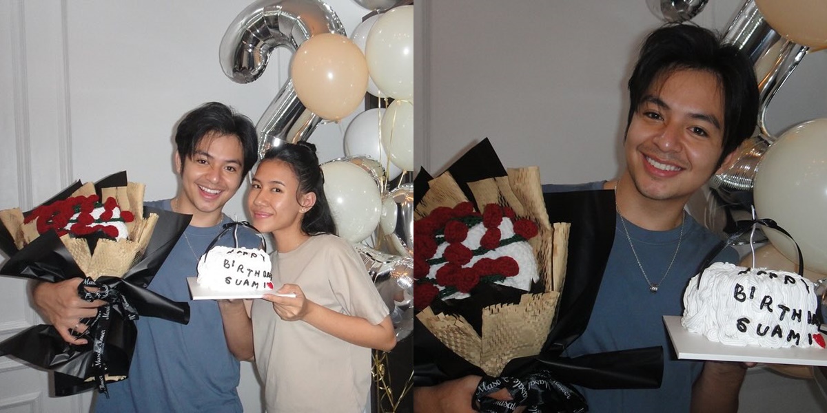 7 Photos of Shenina Cinnamon Celebrating Angga Yunanda's 25th Birthday, Giving a Sweet Surprise to Her Husband