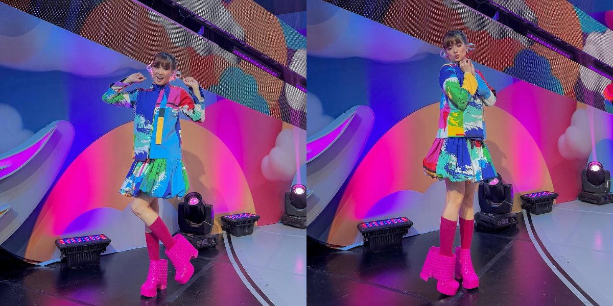 Latest Portrait of Chika Jessica in Colorful Outfit, Netizens Notice Her Shoes