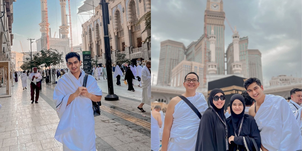 Portrait of Teuku Ryan Performing Umrah, Expressing Gratitude in His Spiritual Journey