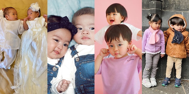 11 Photos of the Transformation of Syahnaz Sadiqah and Jeje Govinda's Twin Children, Now 2 Years Old - Like a Small Version of Their Parents