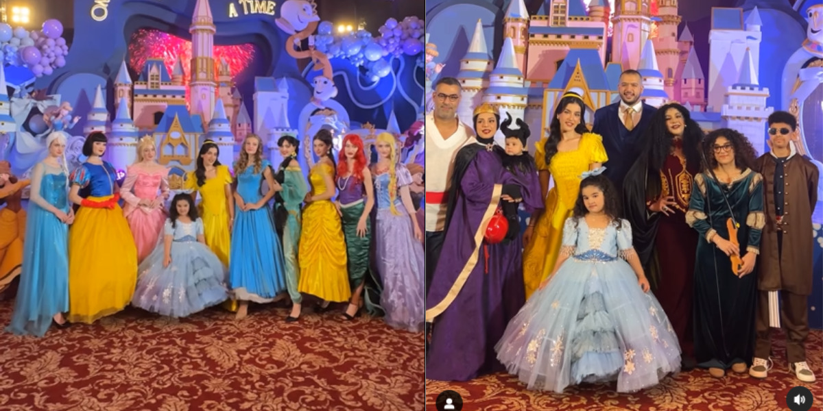 The Excitement of Maryam and Isa's Birthday, Themed Disney with Super Magnificent Decorations