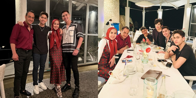 Snapshot of Venna Melinda Inviting Ferry Irawan to Dinner with Their Two Sons, Verrell Bramasta Has Given His Blessing to His Mother