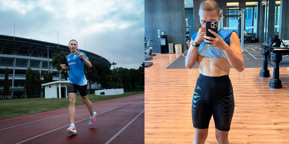 Portrait of Wanda Hara Consistently Running, Showing Off Her Abs and Ready to Join the Tokyo Marathon