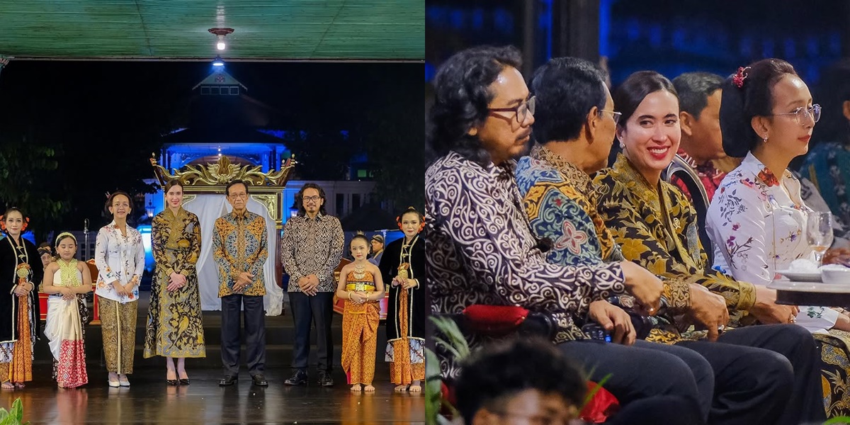 Portrait of Widiyanti Putri Wardhana with Sri Sultan Hamengkubuwono X Attending the Closing of the Parama Iswari Exhibition