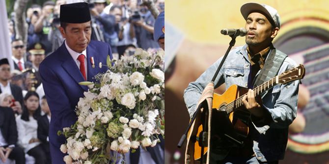 President Jokowi Posts a Photo with the Late Glenn Fredly: His Works Will Remain Eternal