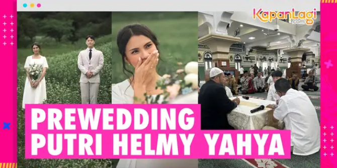 Prewedding Putri Helmy Yahya with New Korean Convert Lover - Said to Resemble Rafathar