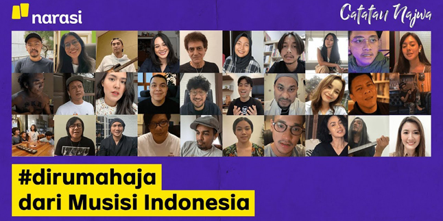 Dozens of Top Indonesian Musicians Collaborate Singing from Their Own Homes, Including Ariel NOAH and Raisa!