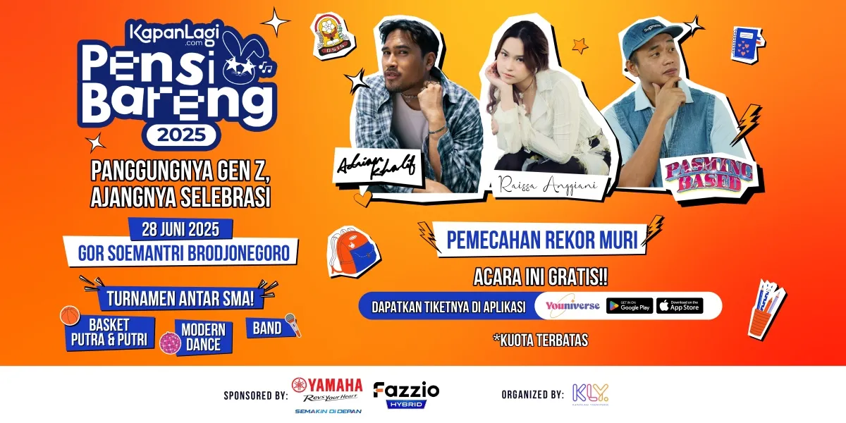 The Peak of KapanLagi Pensi Together with FANTA 2025 is Coming Soon, There’s an Opportunity for a Meet & Greet with Ari Irham and Adhisty Zara!