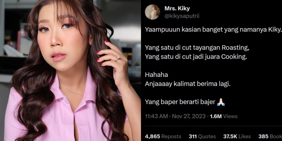 Having Similar Names, Kiky Saputri Says She Has the Same Fate as Kiki MCI 11