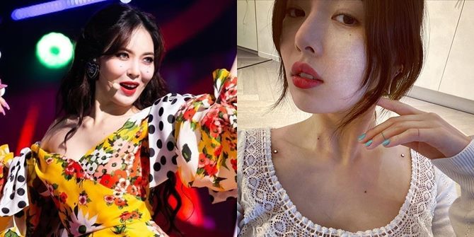 Having a New Piercing in the Collarbone, HyunA Forbids Fans from Doing the Same