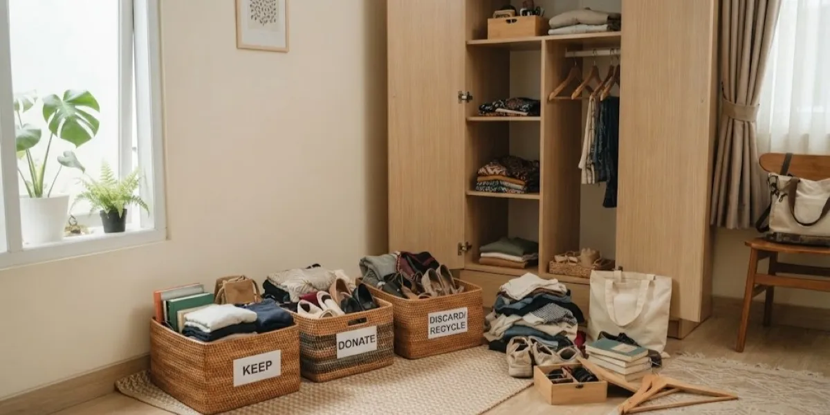 Feeling Overwhelmed by a Full Closet? Here's How to Choose What to Keep, Toss, or Donate
