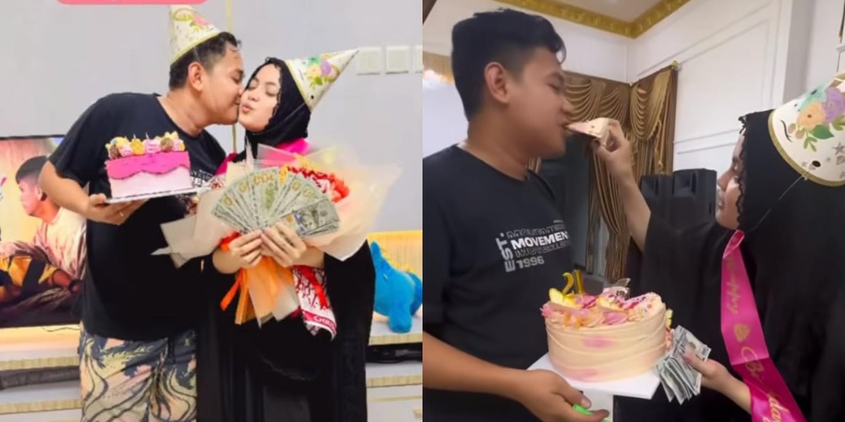 Putri Isnari Receives Cash Gift of Hundreds of Dollars on Her Birthday Moment