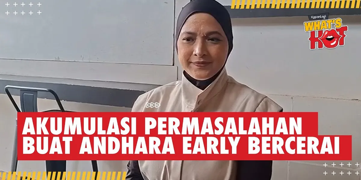 Decided to Divorce, Andhara Early Admits Her Marriage to Bugi Ramadhana is Unhealthy