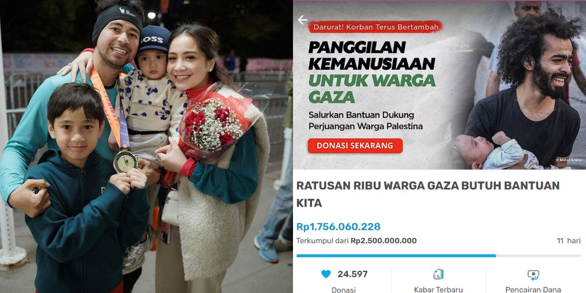 Raffi Ahmad and His Family Run Donation for Palestine - Already Reached 1.7 Billion in 3 Days!