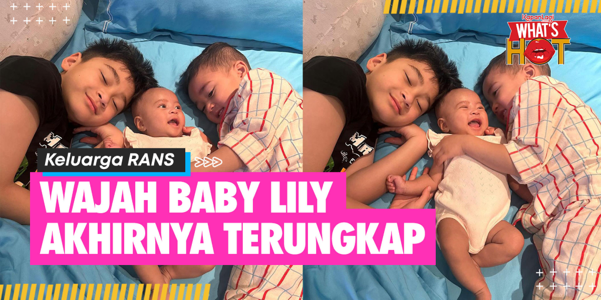 Raffi Ahmad - Nagita Slavina Finally Reveals Baby Lily's Face, Hugged by Rafathar and Cipung