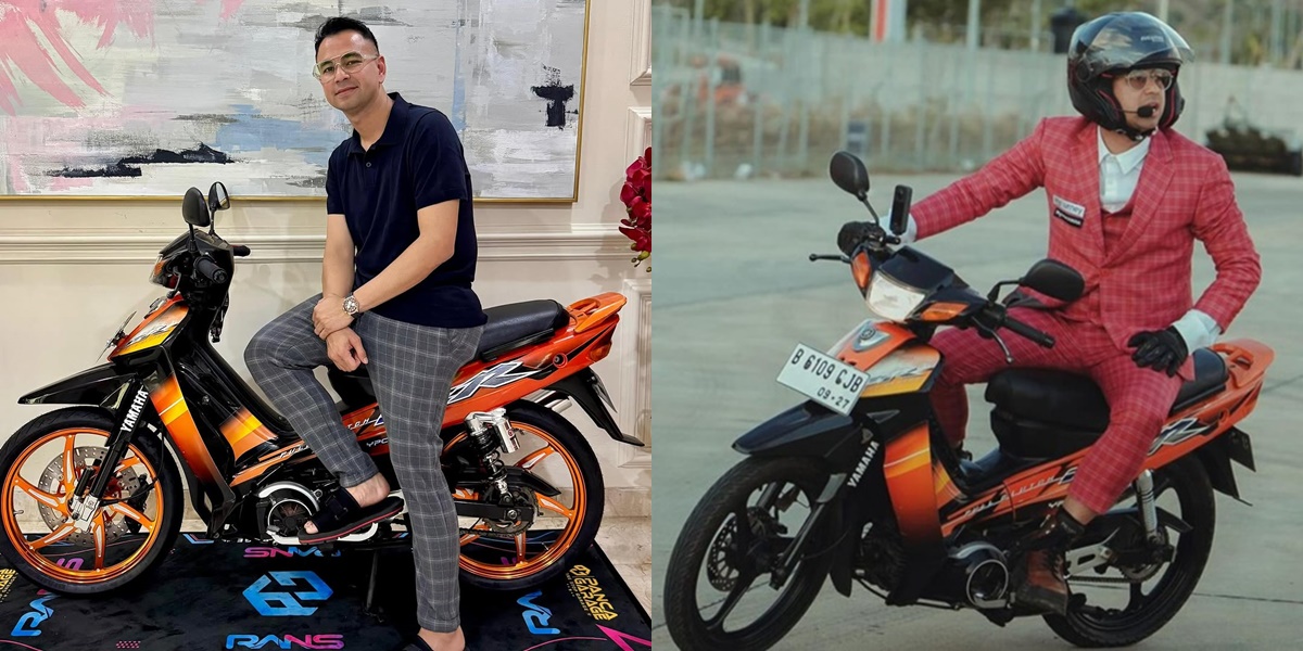 Raffi Ahmad Showcases His First Motorcycle, A Gift from His Father with Many Memories