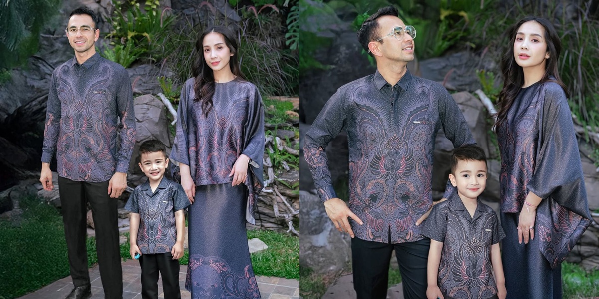 Raffi and Nagita Showcase Family Photo Wearing Batik, Netizens Instead Focus on the Edits