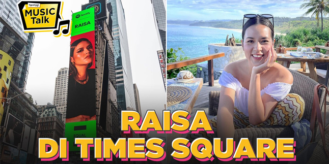 Raisa Appears in Times Square, Making Indonesian Women Proud