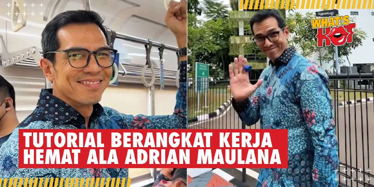Many Issues Regarding DPR Allowances, Senior Artist Adrian Maulana Gives a Tutorial on Going to Work
