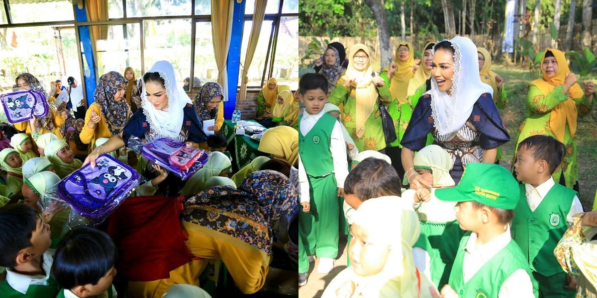 Celebrate National Children's Day, 7 Portraits of Kris Dayanti Visiting Kindergarten in Batu City - Here's Her Togetherness with the Students