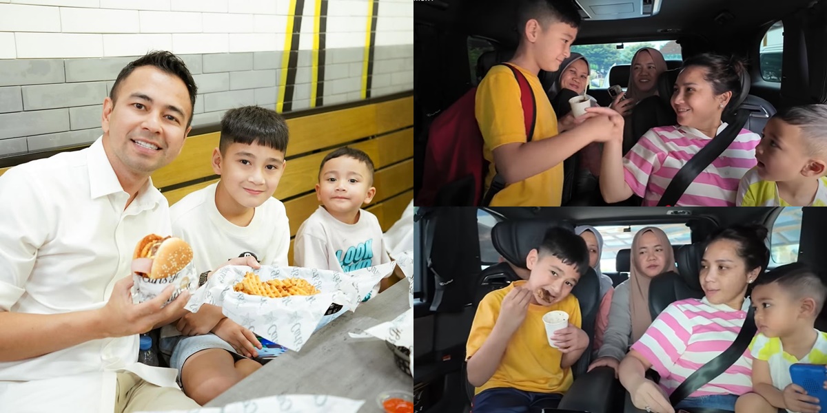 Rafathar's Reaction When Picked Up by Nagita Slavina at School, Immediately Happy - Bought Snacks from the Elite School Different from the Usual