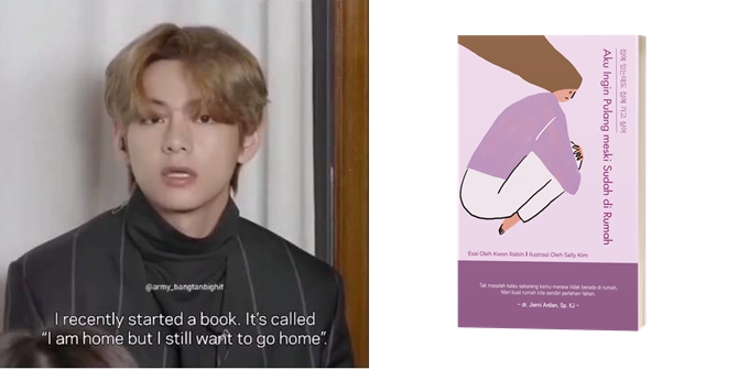 Recommendations from V BTS, the book 'I Want to Go Home Even Though I'm Already Home' Will Soon Be Released!