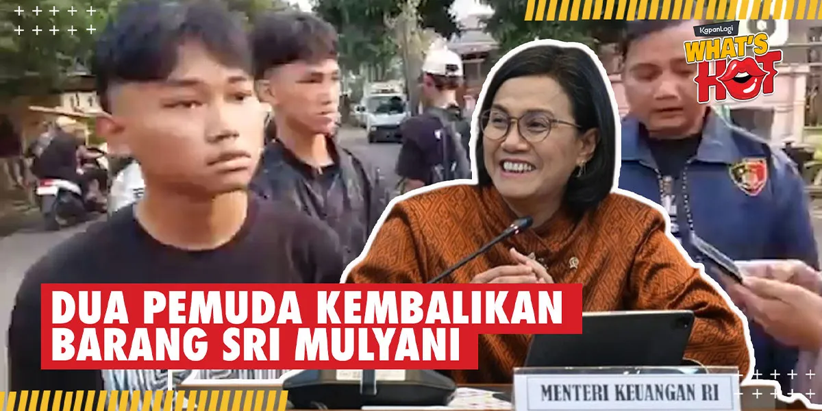 Willing to Breach Tight Security, 2 Young Men Return Items Belonging to Sri Mulyani