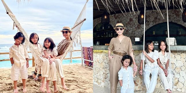 Officially Divorced from Aldi Bragi, Here's a Portrait of Ririn Dwi Ariyanti Taking Her Three Children on a Vacation to Bali - Revealing a Different Life