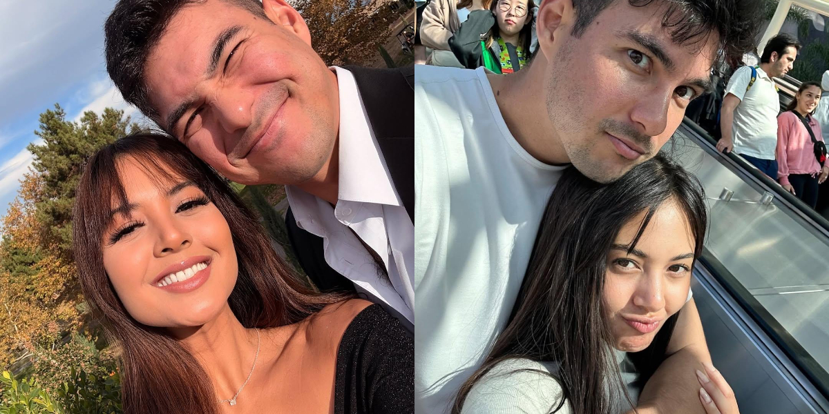 Officially Married, Here is a Series of Sweet Photos of Aurelie Moeremans and Tyler Bigenho Who Love to Take Selfies Together