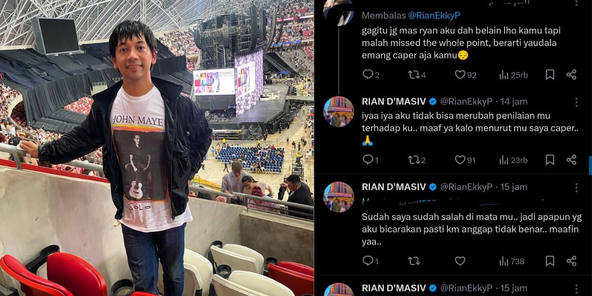Rian D'Masiv Attacked by Swifties for Watching Taylor Swift's Concert Wearing a Shirt with John Mayer's Image