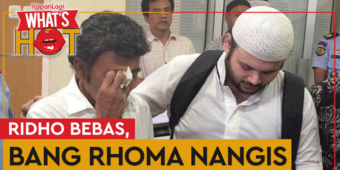 Ridho Rhoma Released Early, Rhoma Irama Cries