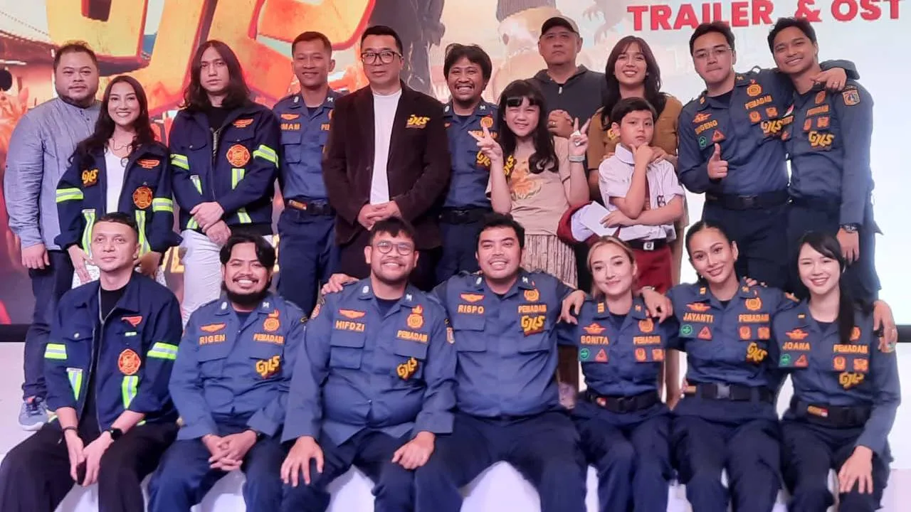 Rispo Ungkap Beratnya Fire Jacket Damkar Saat Syuting FIlm 'GJLS: Berapi-Api'