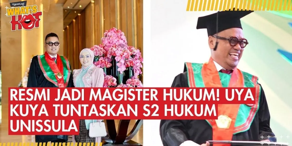 Officially a Master of Law, Uya Kuya Graduates with a Master's Degree from UNISSULA After Completing His Thesis in 3 Months