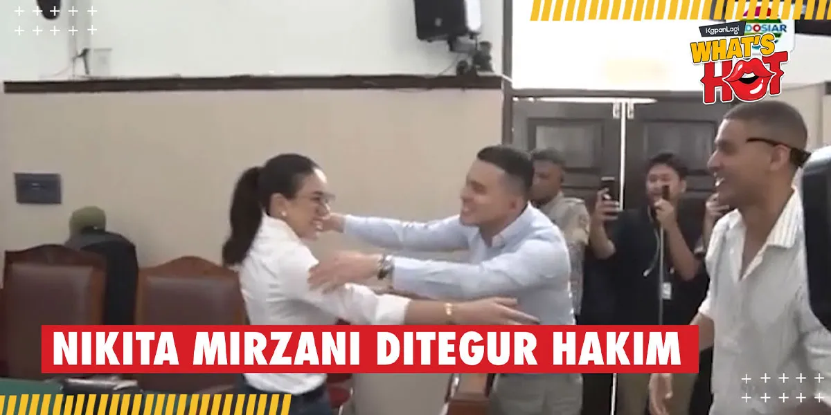 Reuniting with Oky Pratama, Nikita Mirzani Gets Reprimanded by the Judge