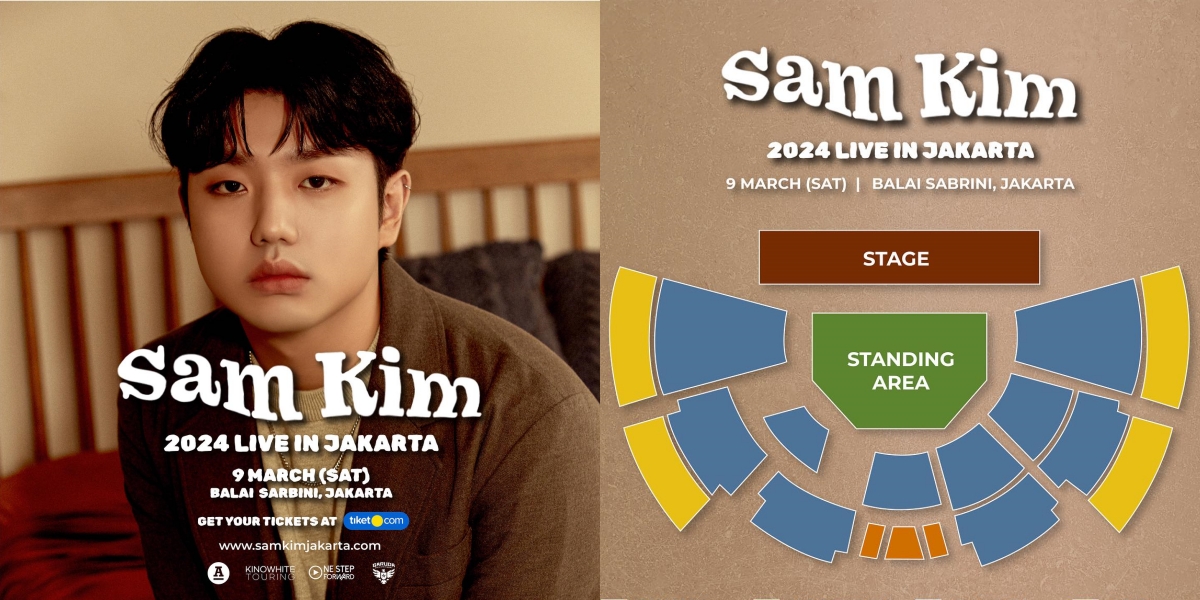 Sam Kim Holds First Solo Concert in Jakarta, Check Out the Ticket Prices