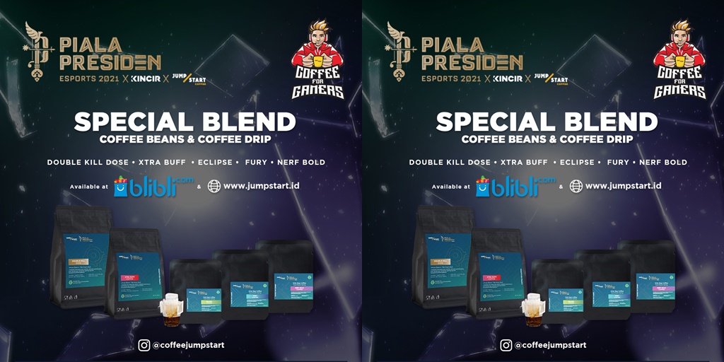 Welcome the Grand Final Excitement of the 2021 President's Cup E-Sports, JumpStart Coffee Launches a Product Titled 'Coffee for Gamers'