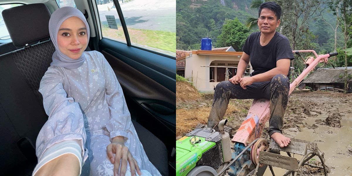 Father Endang Mulyana Uploads Photo Riding a Tractor - Lesti Kejora's Brief Comment