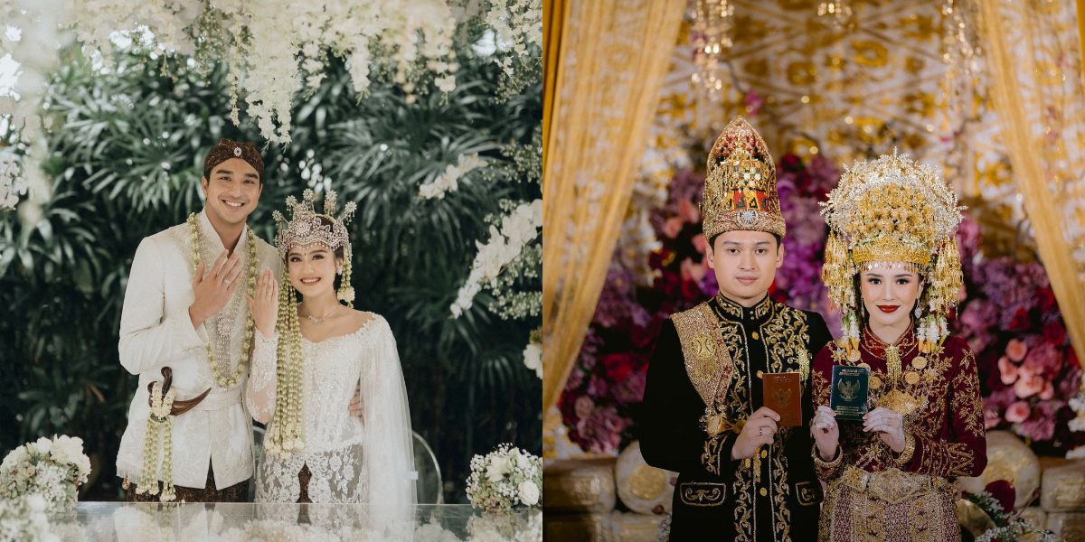 A Series of Indonesian Artists Officially Married Throughout 2024, Some in Splendor and Others Quietly